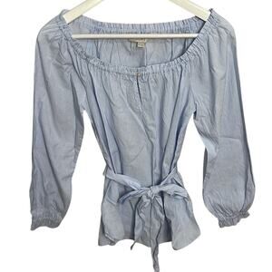 NWT Cotton Loft Striped Blouse XS